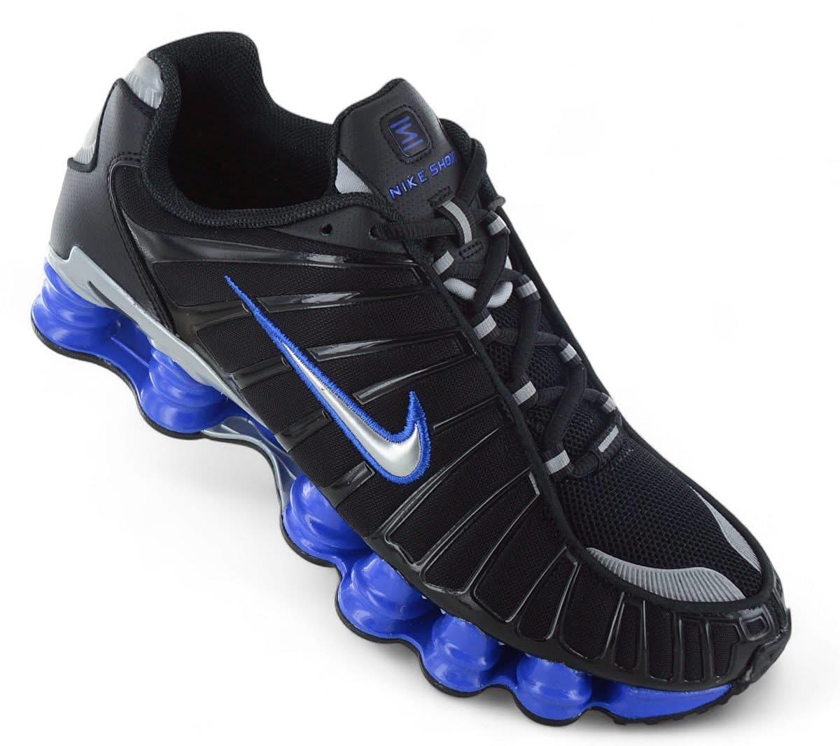 Nike Shox TL Black / Metallic Silver – Racer Blue